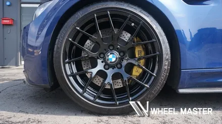 bmw 1m 19인치 검정 유광 작업 순정 휠 도색 휠마스터 / 파주,일산