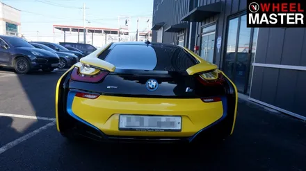 BMW i8 의 블랙유광 휠도색 후기 / 파주,일산