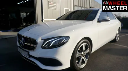 주차기스가 생긴 벤츠 E300 차량 휠의 다이아컷팅휠복원 / 일산 다이아몬드컷팅 / 파주,일산