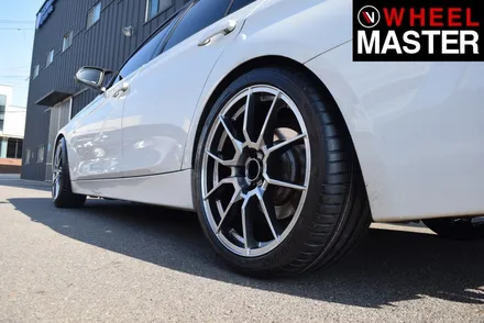 [휠마스터] BMW 325d에 장착한 ATS휠 휠복원 및 고스트크롬 분체도장 / 일산 휠도색 / 파주,일산