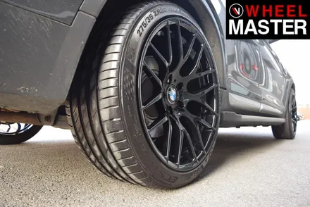 [휠마스터] BMW X4 휠기스복원 및 블랙유광 분체도장 / 일산 휠도색 / 파주,일산