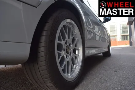 [휠마스터] BMW 530i 휠기스복원 및 실버 분체도장 / BBS 휠복원 / 파주,일산