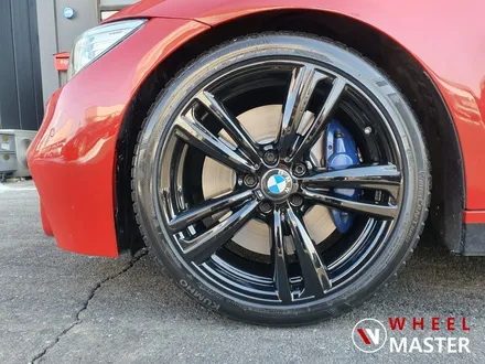 [휠마스터] BMW 428I 19인치 검정유광 분체도장 / 일산 휠복원 / 파주,일산
