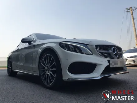[휠마스터] 벤츠 C220 쿠페 AMG 19인치 마차휠 다이아컷팅복원 / 벤츠 분체도장 / 파주,일산