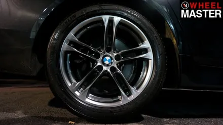 자동차휠굴절 때문에 휠교체를 하게된 BMW528i / 파주,일산