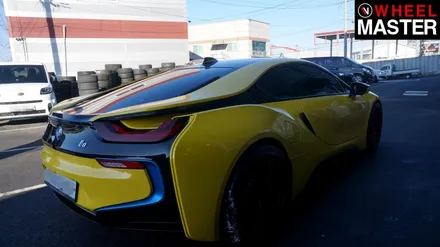 BMW i8 의 블랙유광 휠도색 후기 / 파주,일산