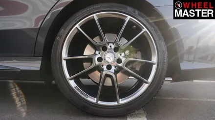 휠굴절수리 및 휠도색을 진행한 벤츠 C450 / 일산휠도색 / 파주,일산