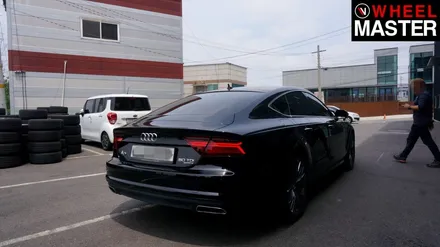 [휠마스터] 자동차휠기스를 없애고 휠색상을 바꾼 아우디 A7 / 일산휠도색 / 파주,일산