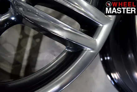 [휠마스터] 분진과 기스들로 지저분한 휠을 깔끔하게 복원 및 도색한 BMW 550i / 일산 휠도색 / 파주,일산
