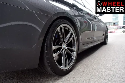 [휠마스터] BMW 530i 고스트크롬 휠도색 후기 / 파주,일산