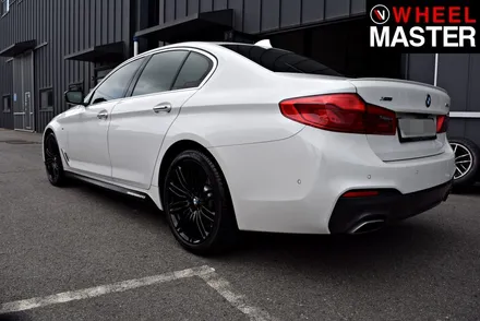 [휠마스터] BMW 540i 블랙유광 휠도색 후기 / 일산 휠복원 / 파주,일산