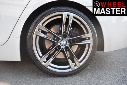 [휠마스터] BMW 640d 고스트크롬 분체도장 및 휠굴절수리 / 일산 휠복원 / 파주,일산