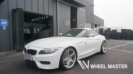 bmw z4 휠 아방가르드 19인치 메탈 실버 휠도색 / 파주,일산