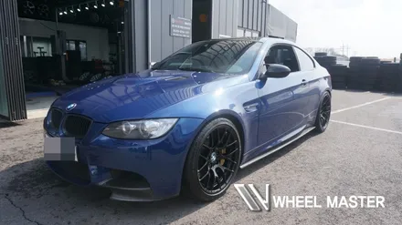 bmw 1m 19인치 검정 유광 작업 순정 휠 도색 휠마스터 / 파주,일산