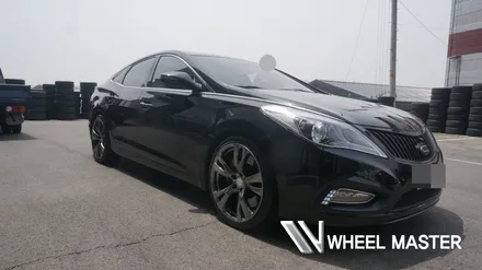 휠도색 그랜저 hg 휠 m56 20인치 고스트 크롬 + 휠마스터 / 파주,일산