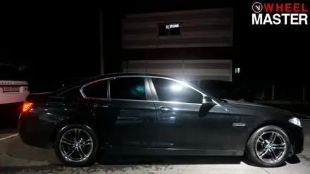 자동차휠굴절 때문에 휠교체를 하게된 BMW528i / 파주,일산