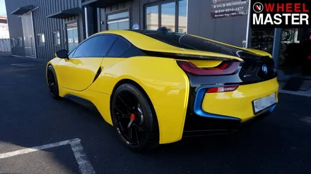 BMW i8 의 블랙유광 휠도색 후기 / 파주,일산