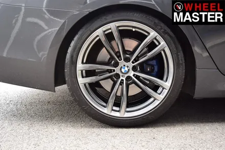 [휠마스터] BMW 530i 고스트크롬 휠도색 후기 / 파주,일산