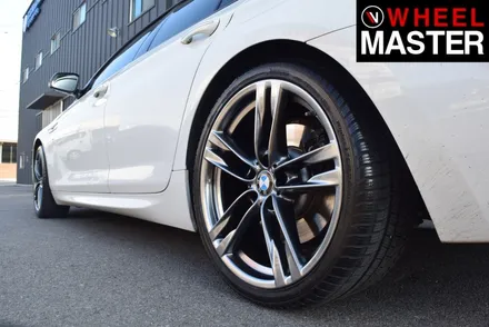 [휠마스터] BMW 640d 고스트크롬 분체도장 및 휠굴절수리 / 일산 휠복원 / 파주,일산
