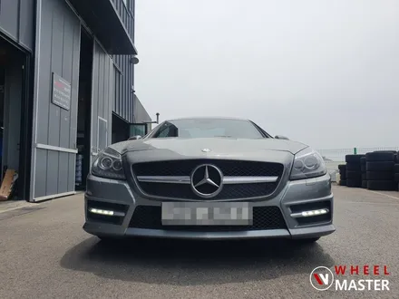 [휠마스터] 벤츠 SLK 순정 18인치 굴절수리 및 실버 분체도장 / 벤츠 분체도장 / 파주,일산