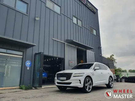 [휠마스터] 제네시스 GV80 22인치 하이퍼블랙 분체도장 / 제네시스 휠수리 / 파주,일산
