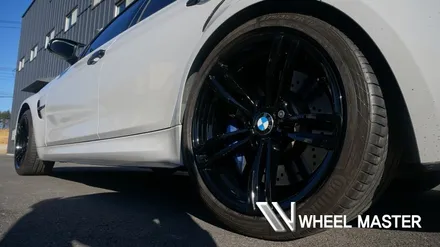 BMW M3 휠 검정 유광 휠도색 / 파주,일산