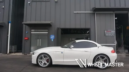 bmw z4 휠 아방가르드 19인치 메탈 실버 휠도색 / 파주,일산