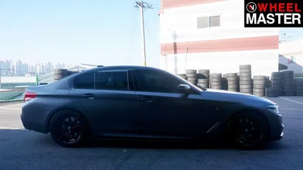 완벽한 자동차휠도색으로 분위기가 바뀐 BMW530i / 일산휠도색 / 파주,일산