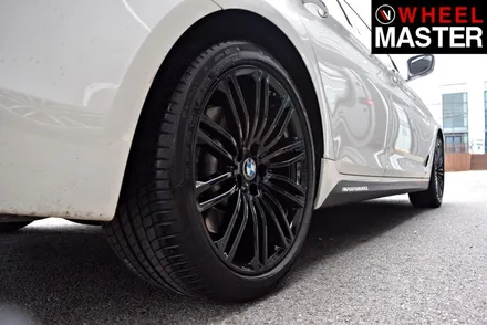 [휠마스터] BMW 540i 블랙유광 휠도색 후기 / 일산 휠복원 / 파주,일산