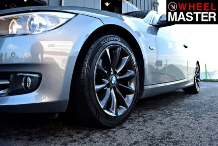 [휠마스터] BMW 328i 휠복원 및 검메탈 분체도장 / 일산 휠도색 / 파주,일산