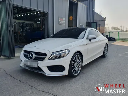 [휠마스터] 벤츠 C220 쿠페 AMG 19인치 마차휠 다이아컷팅복원 / 벤츠 분체도장 / 파주,일산