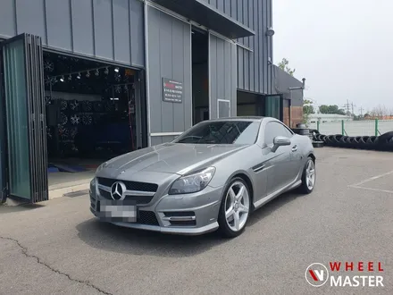 [휠마스터] 벤츠 SLK 순정 18인치 굴절수리 및 실버 분체도장 / 벤츠 분체도장 / 파주,일산