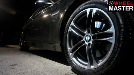 자동차휠굴절 때문에 휠교체를 하게된 BMW528i / 파주,일산