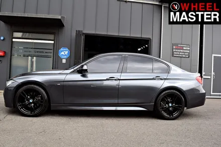[휠마스터] BMW 328i 휠기스복원 및 블랙유광 분체도장 / 일산 휠복원 / 파주,일산