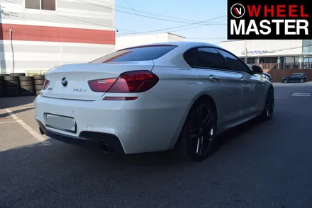 [휠마스터] BMW 640d 고스트크롬 분체도장 및 휠굴절수리 / 일산 휠복원 / 파주,일산