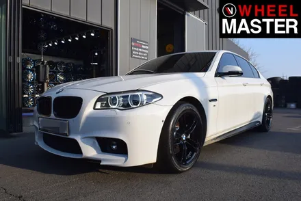 [휠마스터] BMW 520d 블랙유광 분체도장 / 일산 휠도색 / 파주,일산