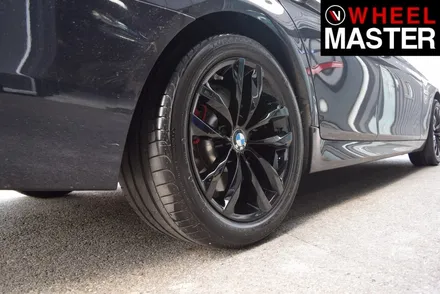 [휠마스터] BMW 528I 블랙유광 분체도장 / 일산 휠도색 / 파주,일산