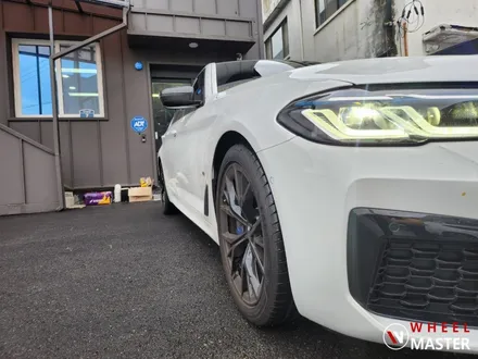 BMW 휠복원 / BMW 530i 845M 주차기스로 인한 원형 휠복원 / 파주,일산