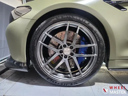 M5 휠도색 / BMW M5 20인치 고스트크롬 분체도장 / 파주,일산
