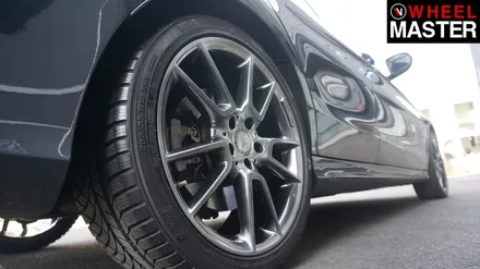 휠굴절수리 및 휠도색을 진행한 벤츠 C450 / 일산휠도색 / 파주,일산