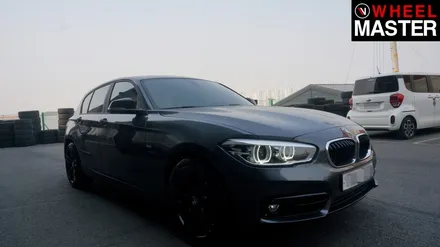 휠기스를 제거하면서 휠도색을 해보자! BMW 118d 검메탈 휠도색 후기 / 일산 휠복원 / 파주,일산