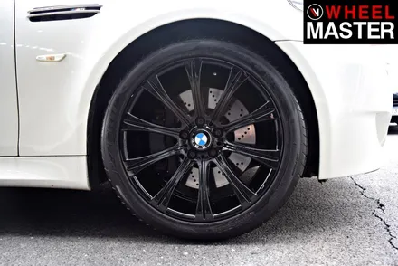 [휠마스터] BMW M5 블랙유광 휠도색 및 휠굴절수리 후기 / 일산 휠복원 / 파주,일산