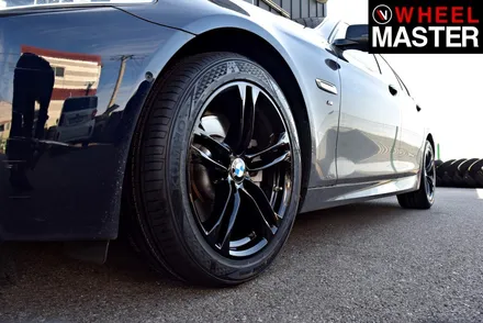 [휠마스터] BMW 520d 휠기스복원 및 블랙유광 분체도장 / 일산 휠복원 / 파주,일산