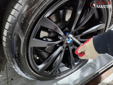 파주 휠수리 전문점 / BMW X6 20인치 검정반무광 분체도장 / BMW 휠복원 / 파주,일산