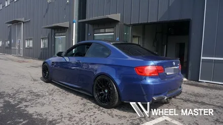 bmw 1m 19인치 검정 유광 작업 순정 휠 도색 휠마스터 / 파주,일산