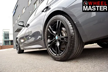 [휠마스터] BMW 328i 휠기스복원 및 블랙유광 분체도장 / 일산 휠복원 / 파주,일산