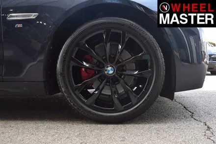 [휠마스터] BMW 528I 블랙유광 분체도장 / 일산 휠도색 / 파주,일산