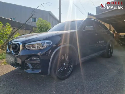 X4 휠도색 / BMW X4 698M 19인치 검정유광 휠도색 / BMW 휠도색 / 파주,일산