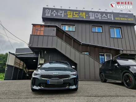 스팅어 튜온 19인치 신품휠 고스트크롬 분체도장 / 파주,일산