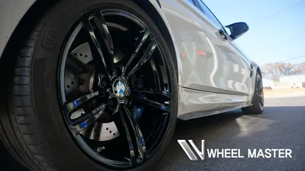 BMW M3 휠 검정 유광 휠도색 / 파주,일산